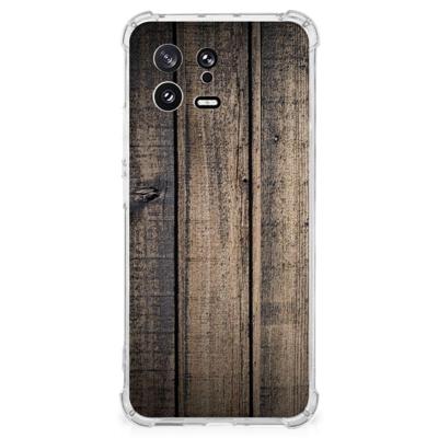 Xiaomi 13 Stevig Telefoonhoesje Steigerhout Xiaomi 13 Stevig Telefoonhoesje Steigerhout