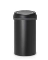 Brabantia touch bin 60 liter mineral moonlight black - thumbnail