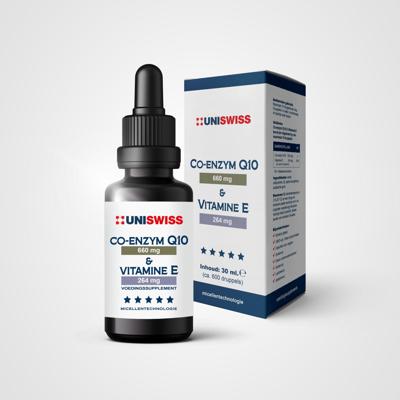 Co-Enzym Q10 en vitamine E 30 Milliliter Co-Enzym Q10 en vitamine E 30 Milliliter