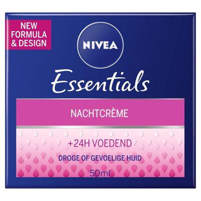 Nivea Essentials nachtcreme herstellend 50 Milliliter Nivea Essentials nachtcreme herstellend 50 Milliliter
