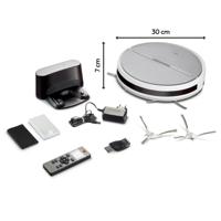 MEDION E35 - Robotstofzuiger - 2000Pa zuigkracht - Gyroscopische navigatie - 2 zijborstels en Wandsensor - thumbnail