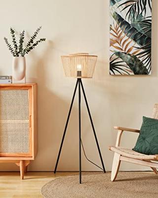 Eglo Houten vloerlampHykeham 129,5cm hoog - 43855