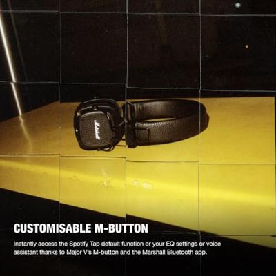 Marshall Major V Hoofdtelefoon Zwart