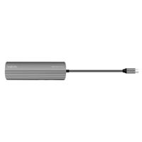 LogiLink UA0415 USB 3.2 Gen 2-hub 10 poorten Met aluminium behuizing, Met snellaadpoort Space grijs - thumbnail