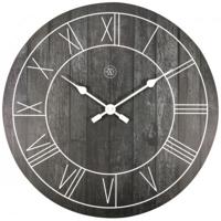 NeXtime NX-7345ZW Wandklok NXt Paul Dia 40cm Hout Bruin - thumbnail