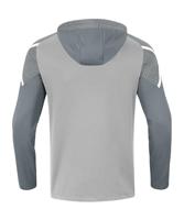 JAKO 6722 Sweater Met Kap Performance - Zachtgrijs/Steengrijs - XXL - thumbnail