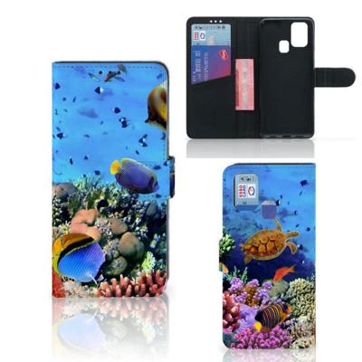 Samsung Galaxy M31 | Telefoonhoesje | Met pasjeshouder | Vissen Samsung Galaxy M31 | Telefoonhoesje | Met pasjeshouder | Vissen