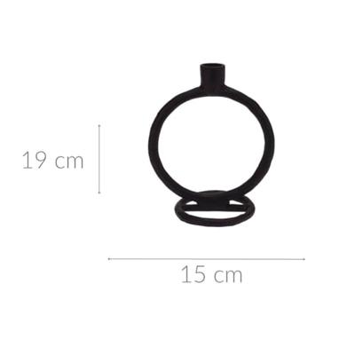 Candle Holder 19 cm Zwart kerst Nampook - Nampook