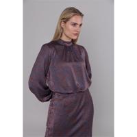 Blouse opstaande kraag - thumbnail