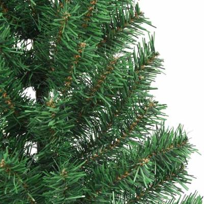 VidaXL Kunstmatig voorverlicht kerstboom met 300 led groen 180 cm pvc