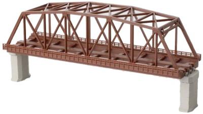 Rokuhan 7297060 Z Vakwerkbrug 2 sporen Z Rokuhan rails (met ballastbed) Bruin Rokuhan 7297060 Z Vakwerkbrug 2 sporen Z Rokuhan rails (met ballastbed) Bruin