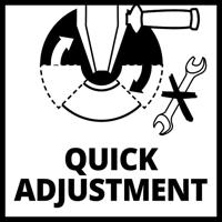 Einhell TE-AG 18/115 Li - Solo Accu Haakse Slijper | 115 mm | Incl. accessoires | Zonder accu en lader | In koffer - 4431123 - thumbnail