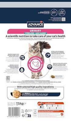 ADVANCE VETERINARY DIET CAT URINARY STERILIZED MINDER CALORIEËN