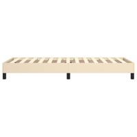 Boxspringframe stof crmekleurig 90x200 cm - thumbnail