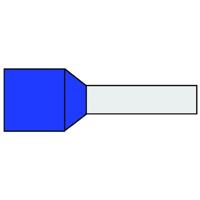 Geïsoleerde Adereindhuls 16,00qmm Blauw penlengte = 12mm - thumbnail