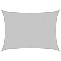 VidaXL Zonnezeil 7x5 m 100% polyester oxford lichtgrijs - thumbnail