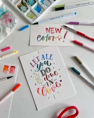 Brushstift stabilo pen 68/34 pistache | 10 stuks