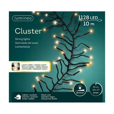 Lumineo Clusterverlichting 10.5m 1128led Warm wit/ Klassisk warm