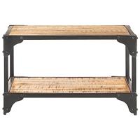 Salontafel 60x60x35 cm massief mangohout - thumbnail