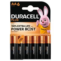 Batterij duracell plus powerboost 6x aa - thumbnail