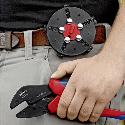 Knipex MultiCrimp 97 33 01 Krimptang Ongeïsoleerde, open connectoren, Geïsoleerde kabelschoenen + connectoren / stootverbinders, Adereindhulzen Incl. Knipex MultiCrimp 97 33 01 Krimptang Ongeïsoleerde, open connectoren, Geïsoleerde kabelschoenen + connectoren / stootverbinders, Adereindhulzen Incl.