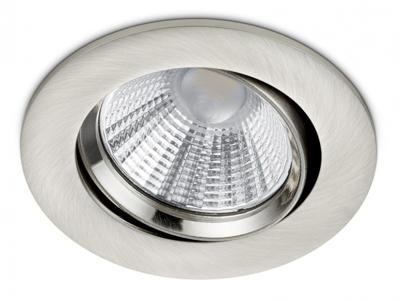 Trio Led inbouwspotPamir Round 5,5w - 3000K - 8,5cm metaalgrijs - 650510107