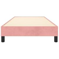 Boxspring bed fluweel roze 90x200 cm - thumbnail