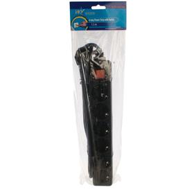 6-voudige stekkerdoos met kinderslot en schakelaar