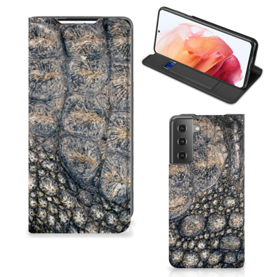 Samsung Galaxy S21 | Hoesje maken | Krokodillenprint