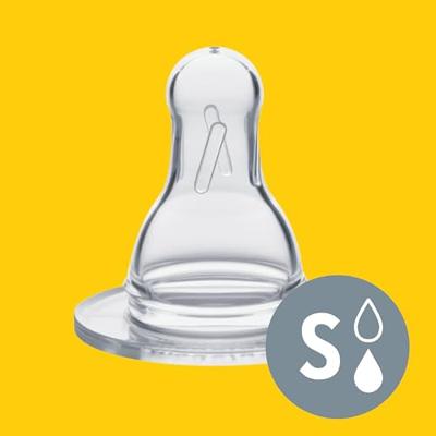 Medela Speen slow flow small 2 Stuks Medela Speen slow flow small 2 Stuks
