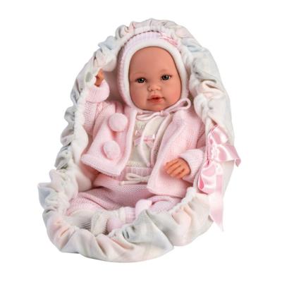 Newborn babypop Meisje met sling - 36 cm
