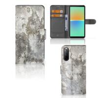 Sony Xperia 10 IV | Bookcase | Beton Print - thumbnail