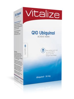 Vitalize Q10 Ubiquinol 50mg 60Capsules