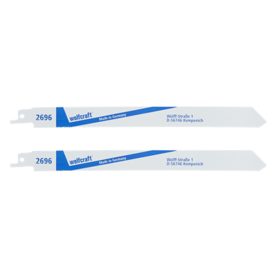 Wolfcraft Sabelzaagbladen | BiM | Fijne sneden | 150mm | 2 stuks - 2696000