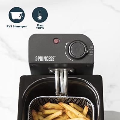 Friteuse Princess Zwart 3 Liter