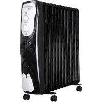 Zwarte Oliegevulde Radiator met 3 Warmtestanden - 2800 Watt - thumbnail