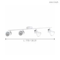Eglo PlafondspotSeras 1 4-lichts - 98396 - thumbnail