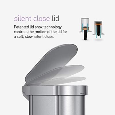 Simplehuman Afvalemmer Slim 45 liter