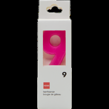 HEMA Taartkaarsjes Cijfer 9 bij Jumbo
