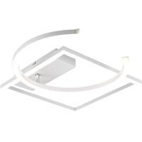 Vierkante LED Plafondlamp Dimbaar 23.5W 4000K Mat Wit Aluminium - thumbnail