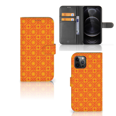 Apple iPhone 12 Pro Max | Telefoon Hoesje | Batik Oranje