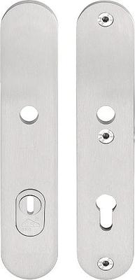 Formani Basics LBSM-50KT massieve veiligheidsschilden met kerntrekbeveiliging kruk/kruk SKG*** PC92 - PVD mat RVS