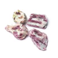 Ruwe Edelsteen Roze Toermalijn met Kwarts - 250 gram - thumbnail