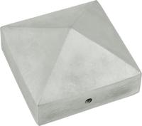 Connex Paalkapje 70X70Mm Piramide Alu - HV4325 - thumbnail