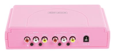 König HAV-KM11P Karaoke Mixer Roze