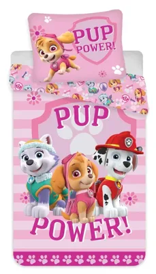 Paw Patrol peuterdekbedovertrek Pup Power 100 x 135 cm Katoen Paw Patrol peuterdekbedovertrek Pup Power 100 x 135 cm Katoen