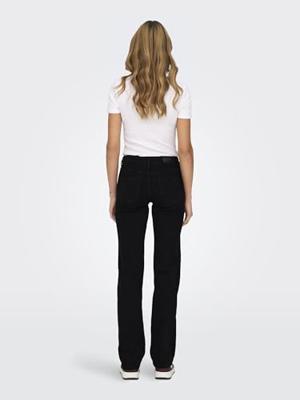Only Onlblush Mid Straight Dnm Rea2343 Noos 15330777 Straight Leg Black Denim