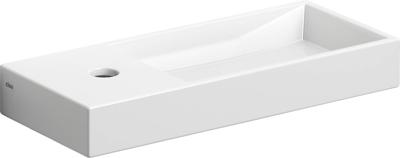 Clou Mini Wash Me fontein 45x19cm kraangat links Keramiek Wit CL/03.03134 Clou Mini Wash Me fontein 45x19cm kraangat links Keramiek Wit CL/03.03134