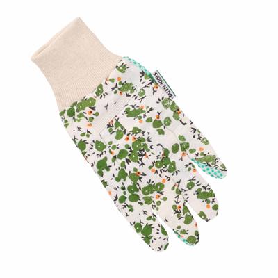 Groene tuin/werkhandschoenen bloemetjesprint - Werkhandschoenen Groene tuin/werkhandschoenen bloemetjesprint - Werkhandschoenen
