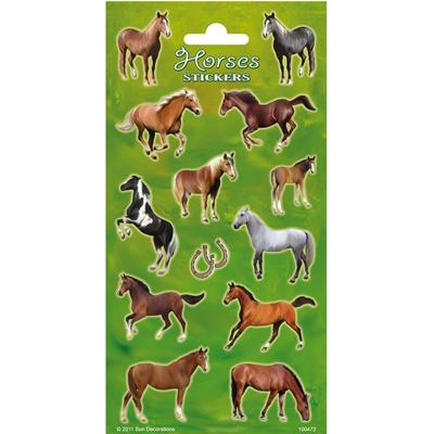 Paarden Stickervel Doos 10 Stuks